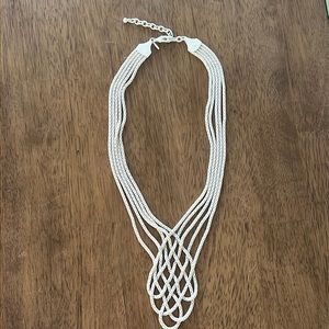 Cream and gold necklace